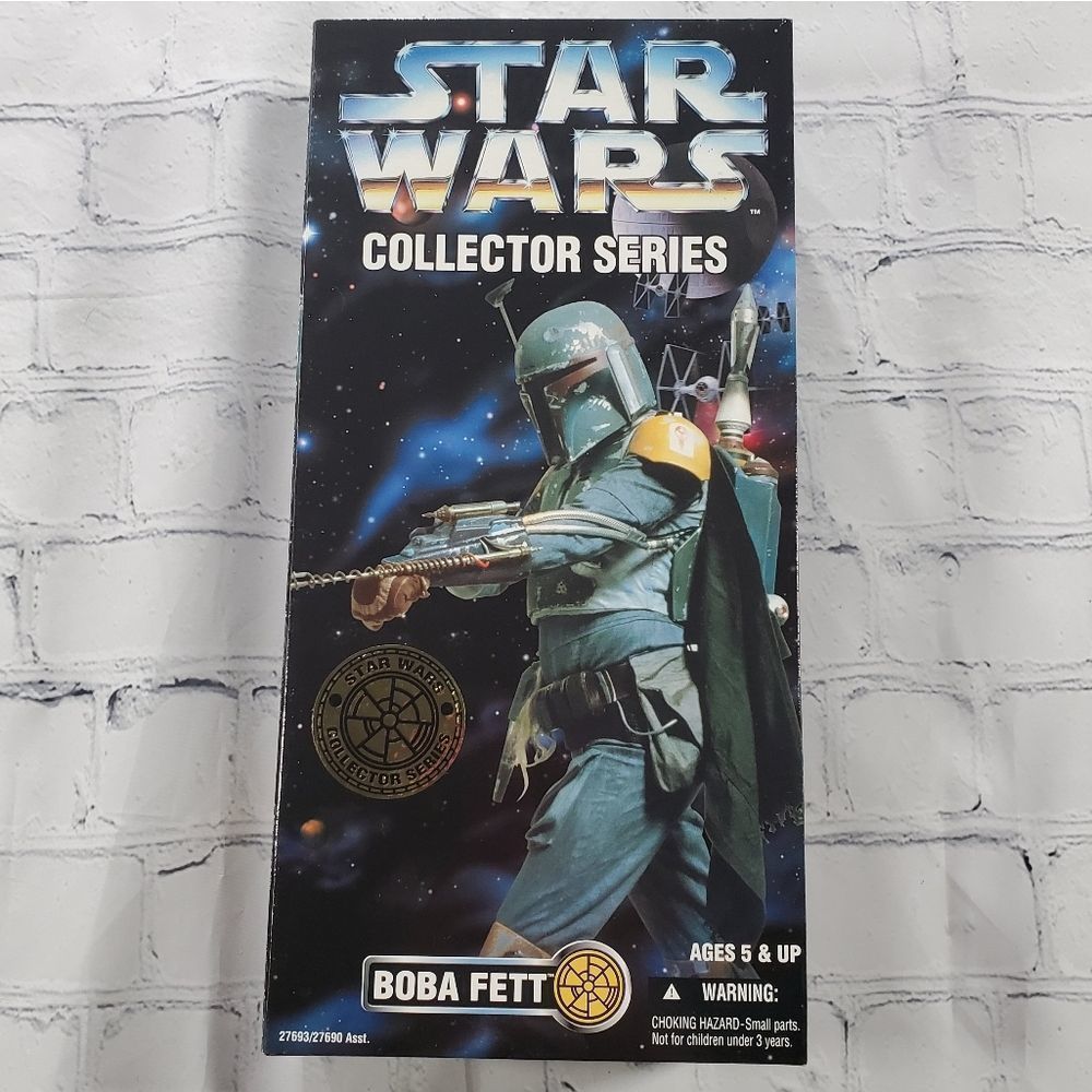 Nib Vintage Star Wars Collectible Series Boba Fett Figure